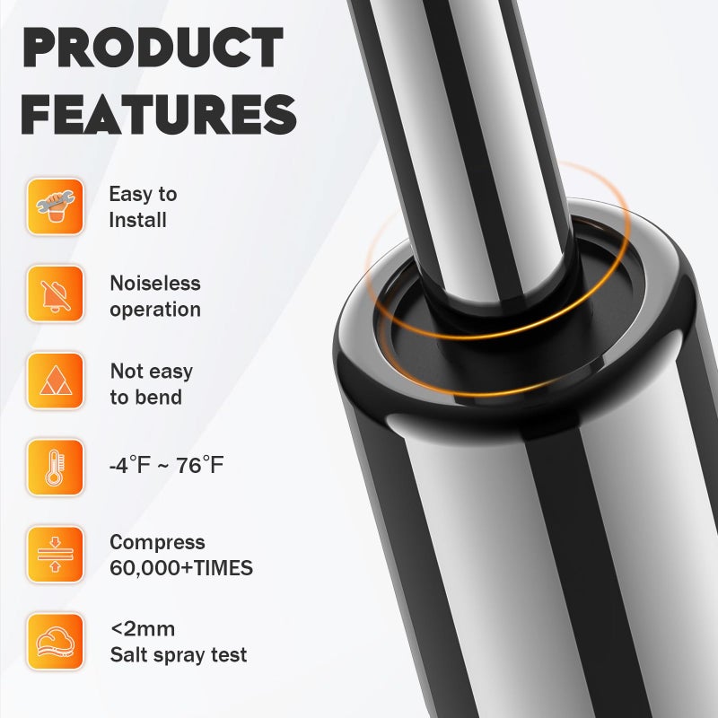 AEagle Front Hood Lift Supports Gas Springs Shocks Struts for 2002-2007 Liberty 4366 SG314037 - Image 4